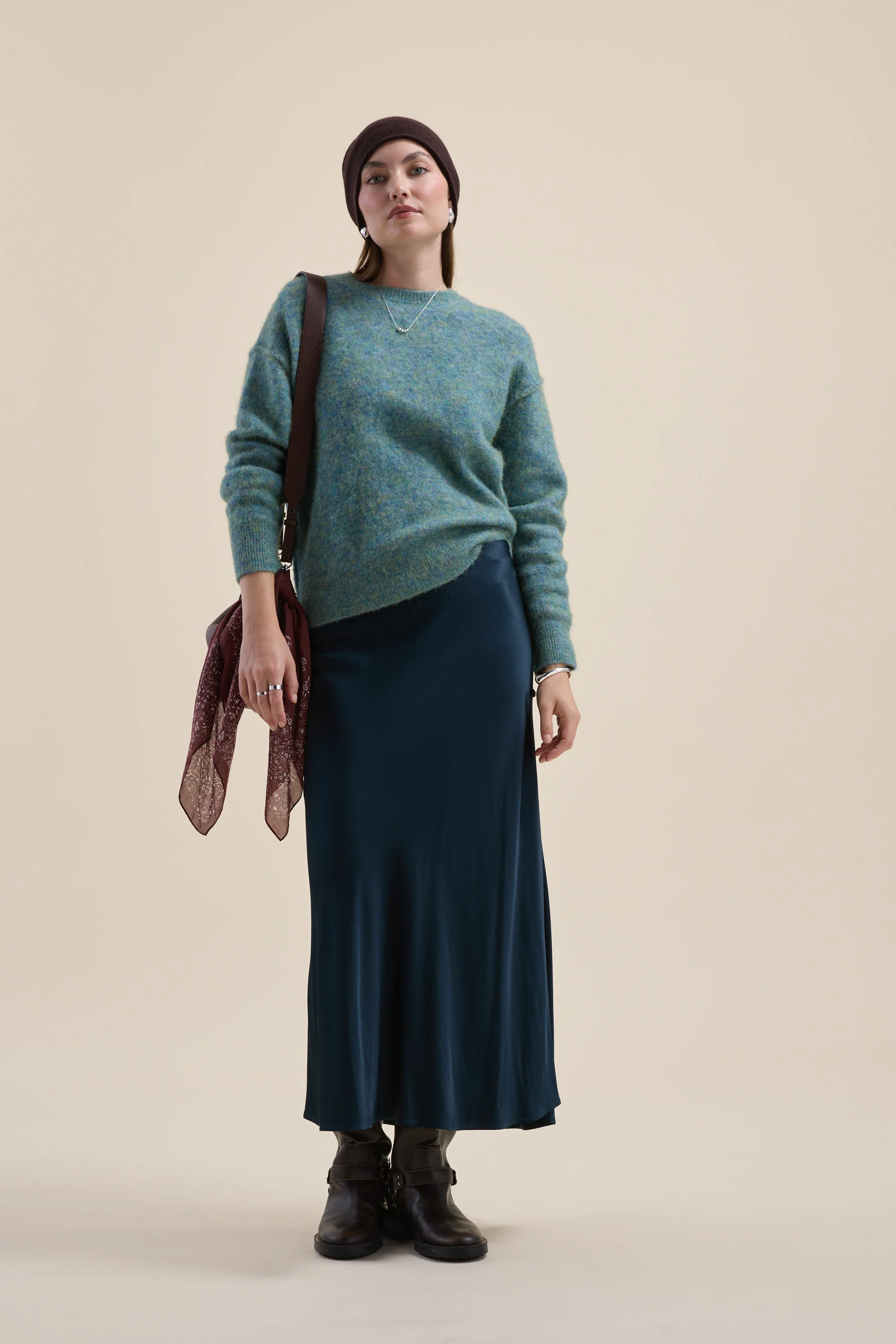 Devon Luxe Whisper Crew Neck Sweater - Image 2