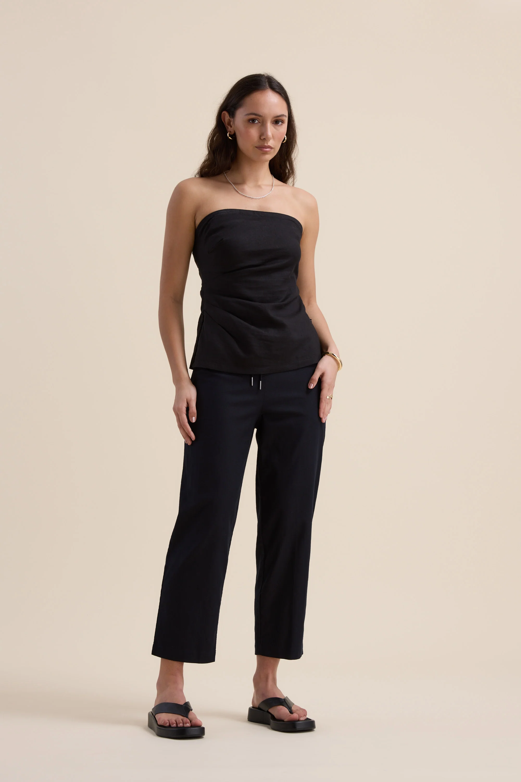 Elementary Relaxed Linen Pants - Image 2