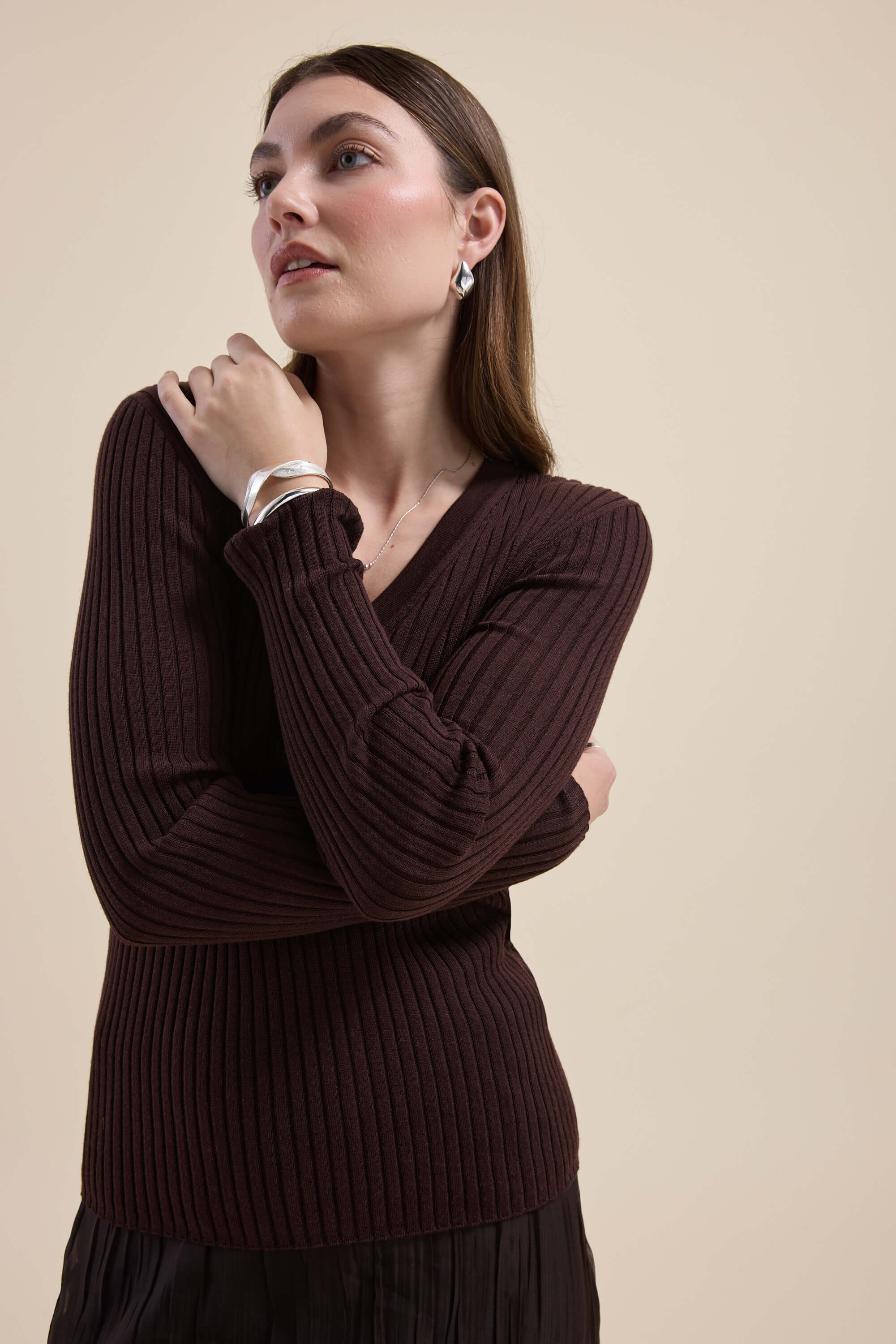 Elementary ZQ Merino V Neck Top - Image 4