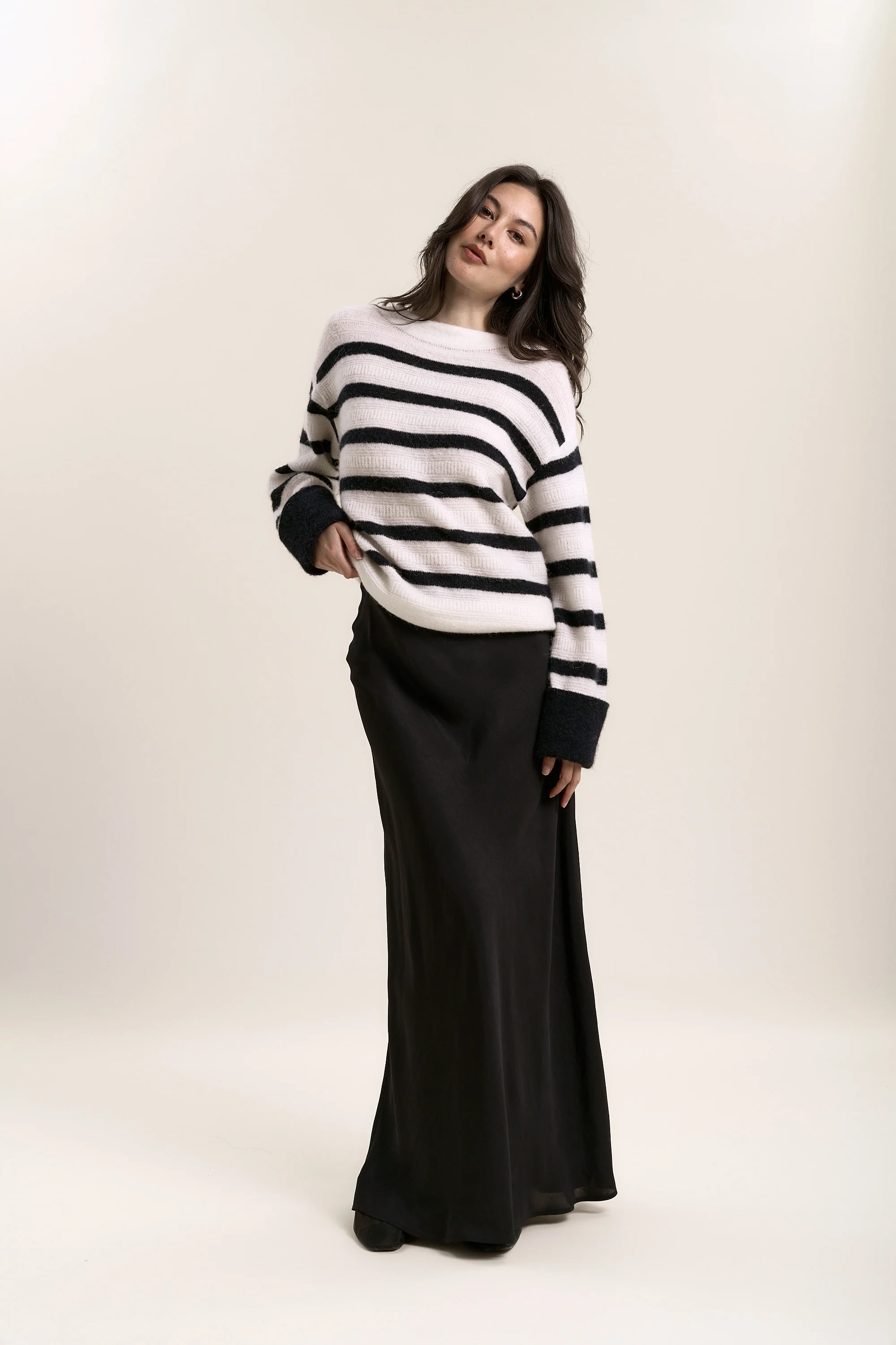 Gabby Luxe Whisper Striped Knit Sweater - Image 5