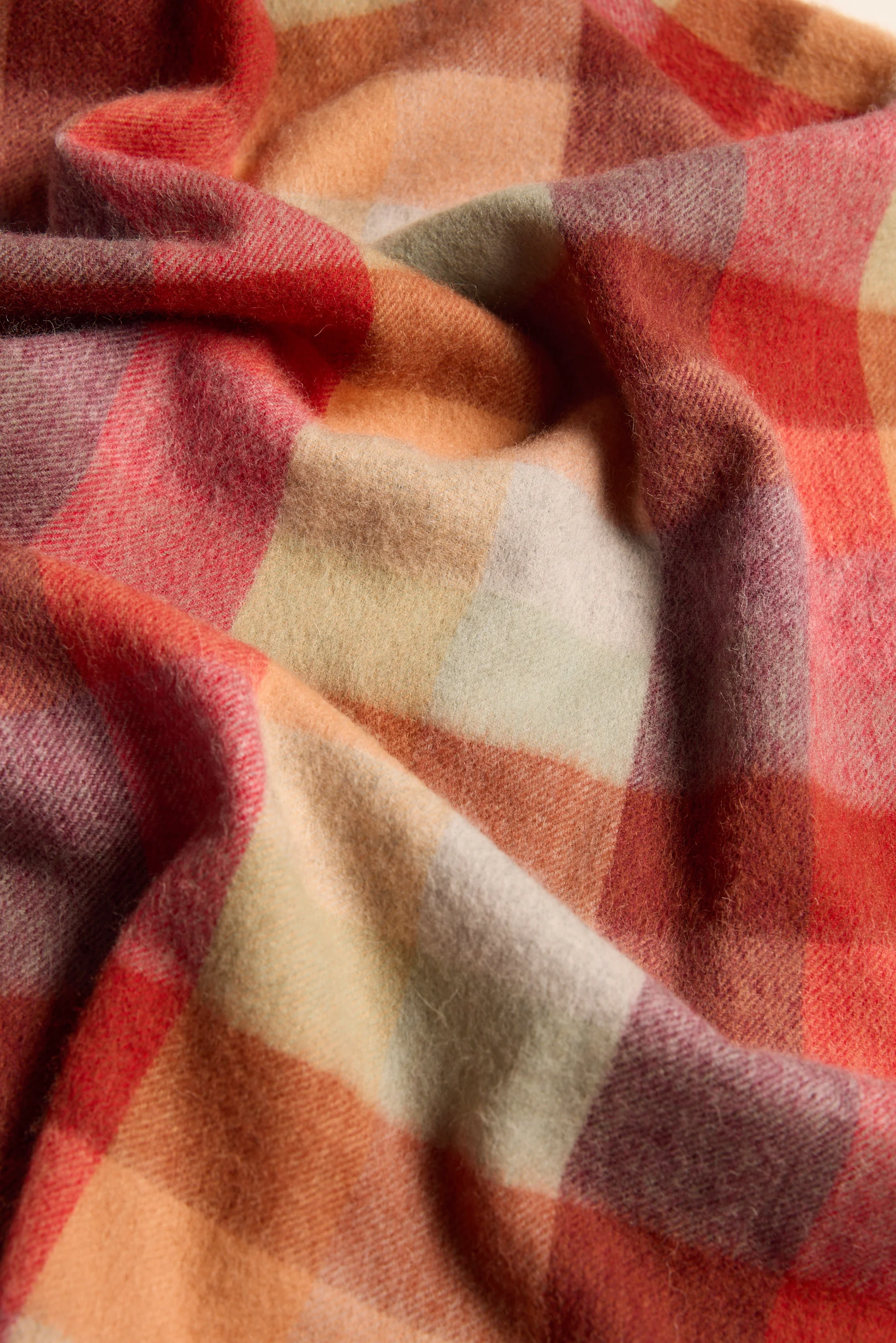 Georgia Large Check Scarf - Image 4