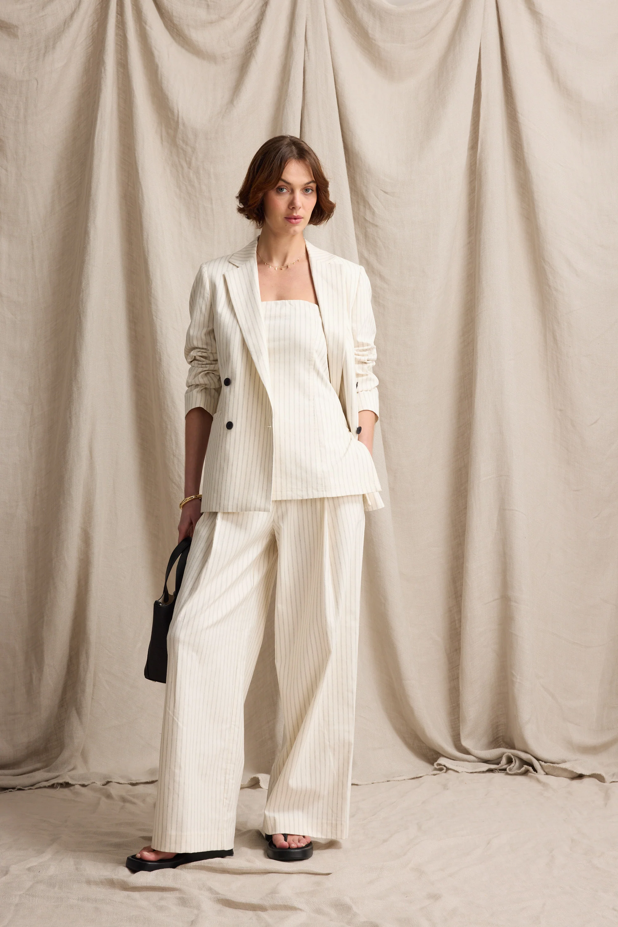 Jade Linen Blend Pants - Image 5