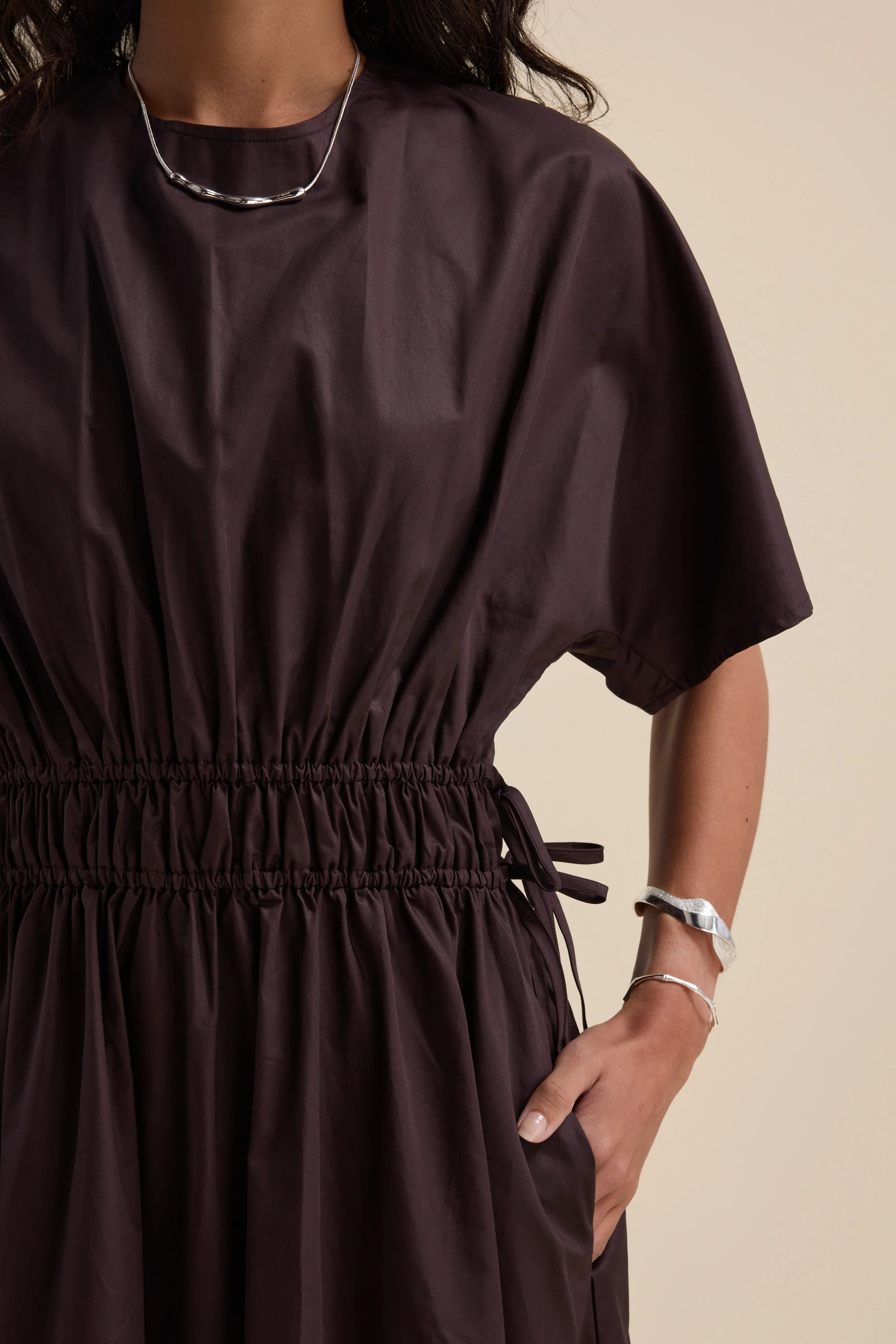 Megan Tie Waist Dress - Image 3