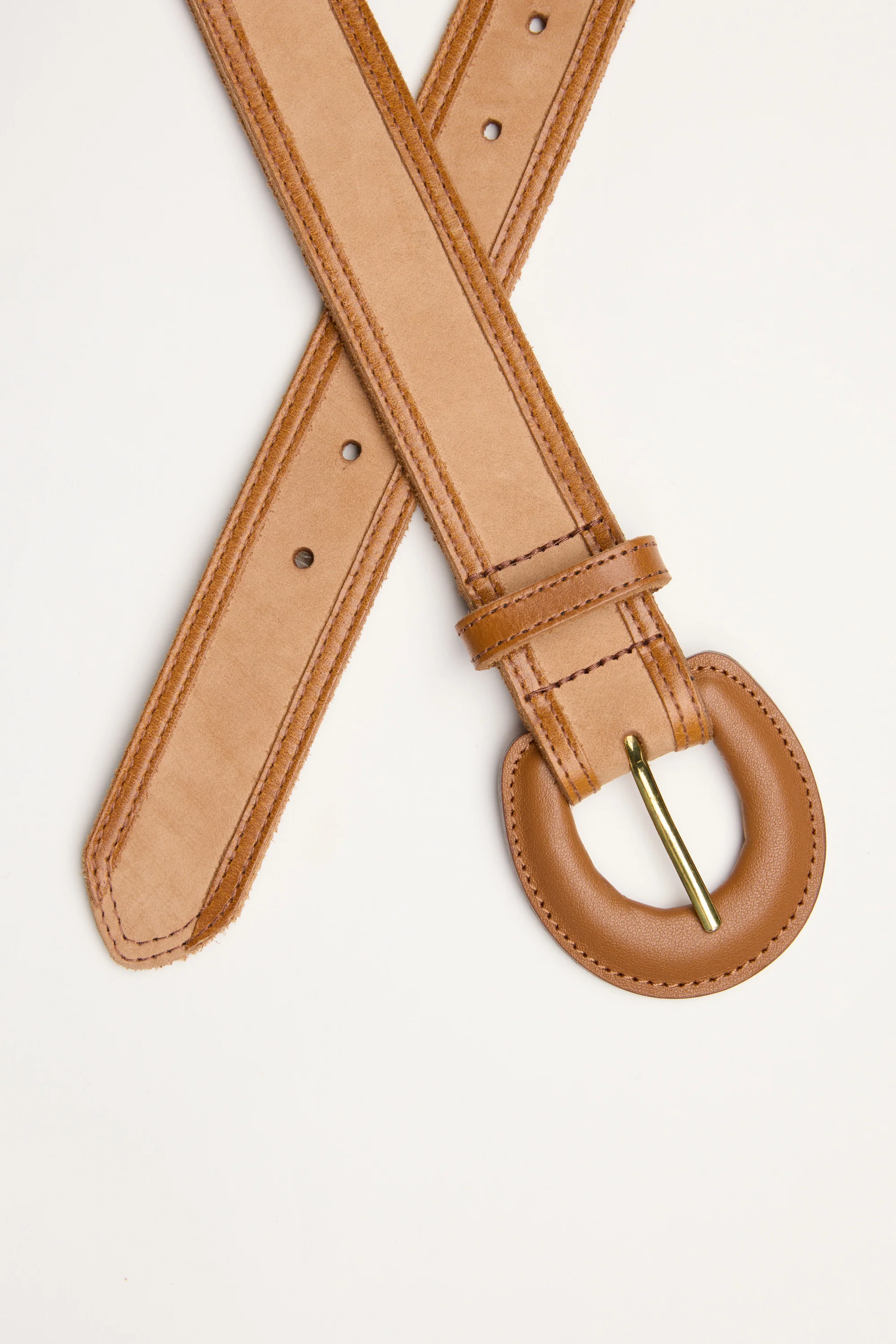 Portia Covered Buckle Belt - Image 2