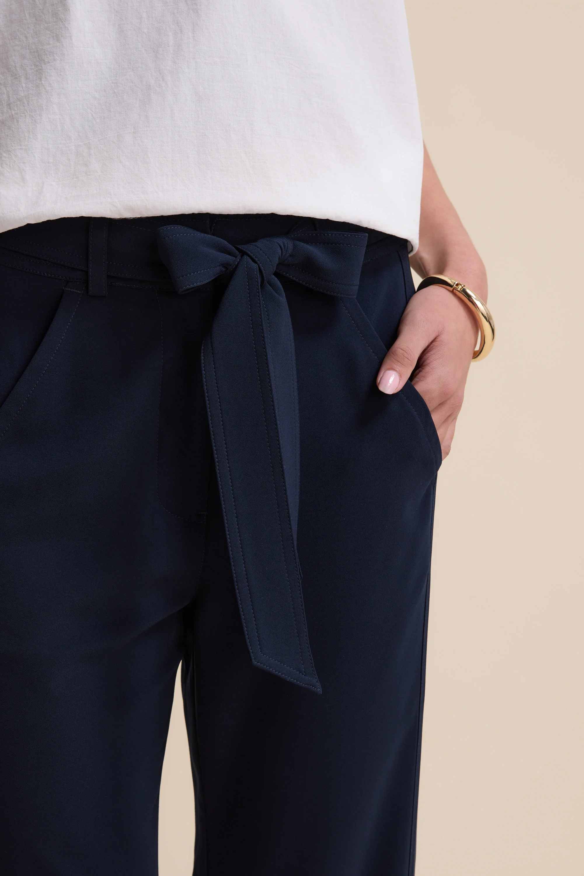 The Easy Care Belted Pants - Image 3