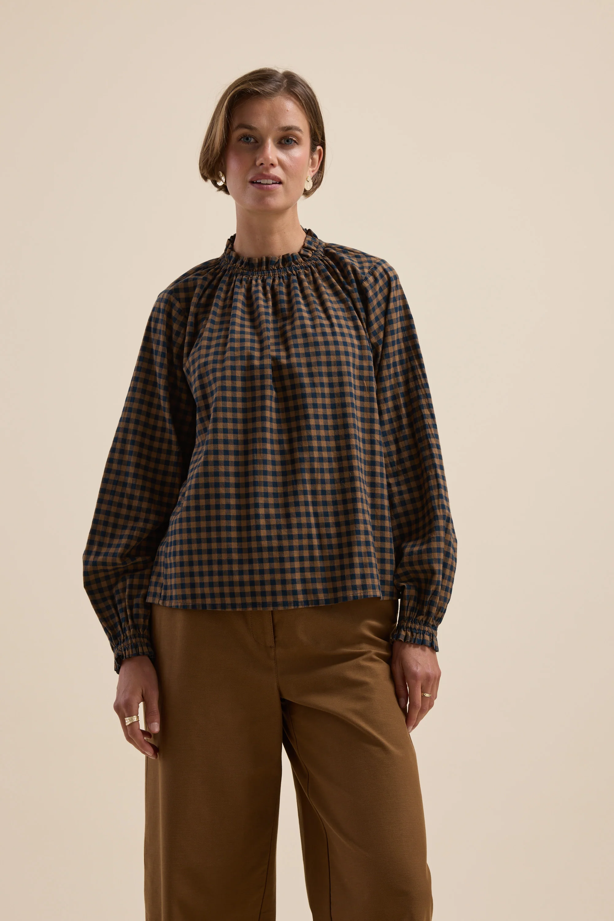 The Frill Detail Long Sleeve Blouse - Image 3