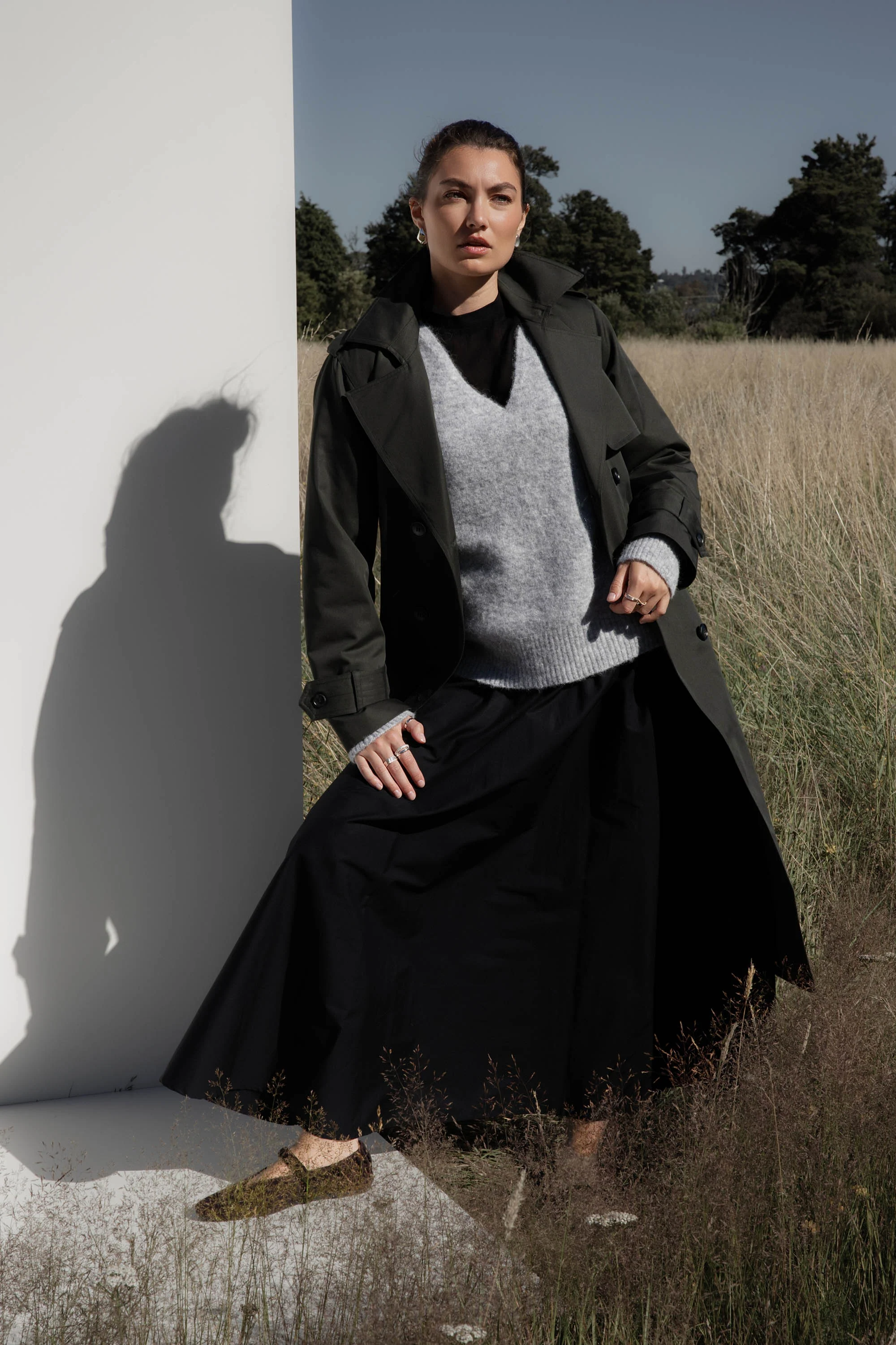 The Luxe Whisper Relaxed V Neck Sweater - Image 2