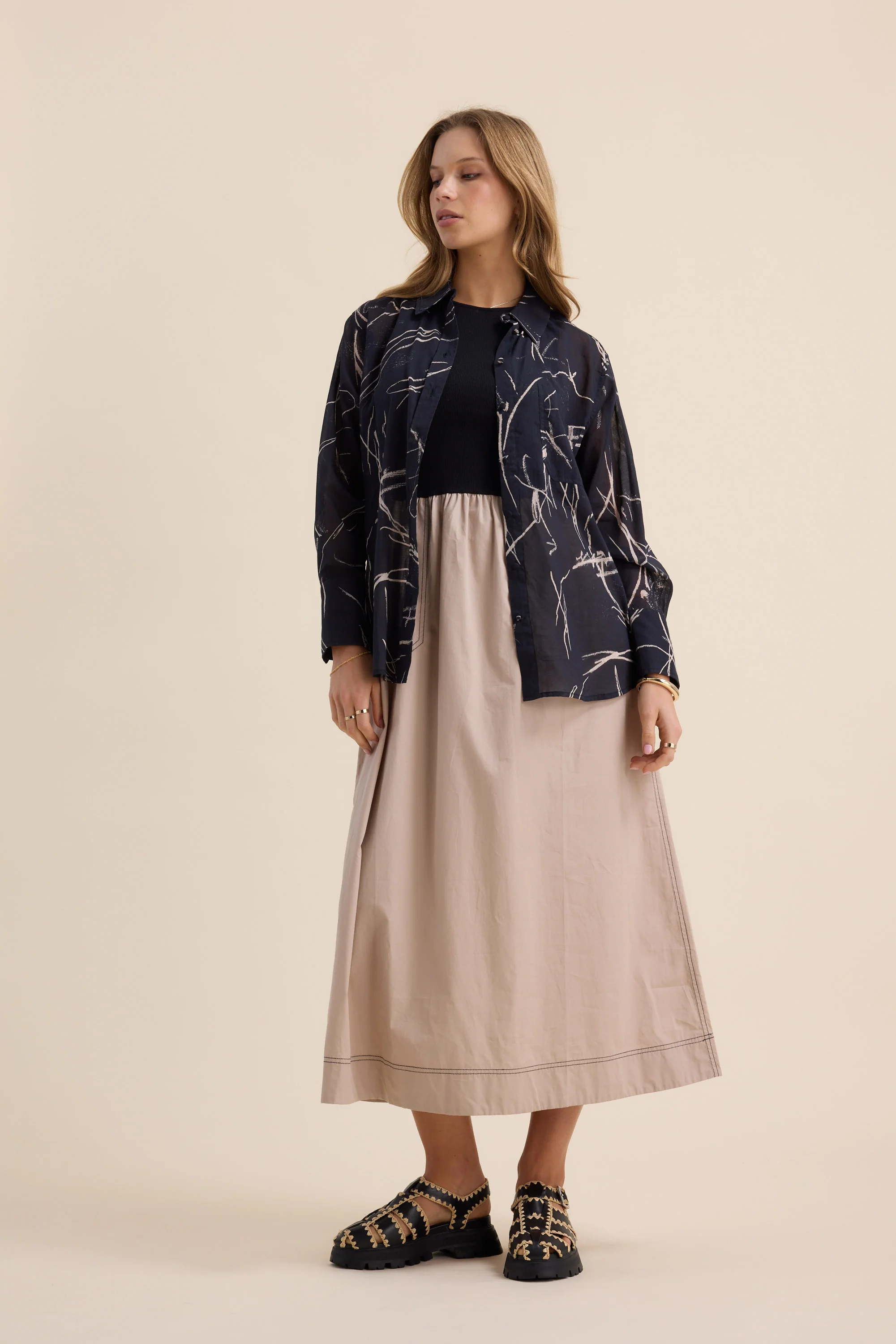 The Stitch Detail Dress - Image 5